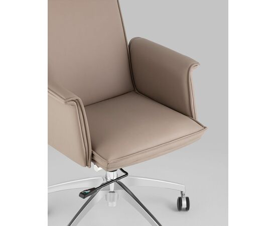 Кресло руководителя TopChairs Regenta бежевый, изображение 10 | Интернет магазин мебели и декора LifeDekor