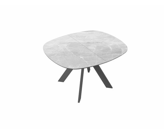 Стол DikLine BK100 Керамика Серый мрамор/подстолье черное/опоры черные, изображение 7 | Интернет магазин мебели и декора LifeDekor