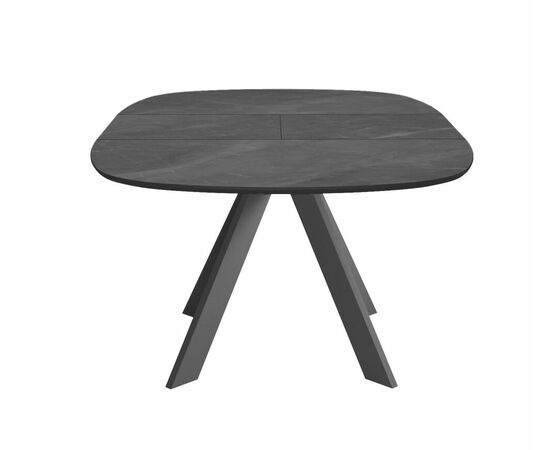 Стол DikLine BK100 Керамика Черный мрамор/подстолье черное/опоры черные, изображение 2 | Интернет магазин мебели и декора LifeDekor