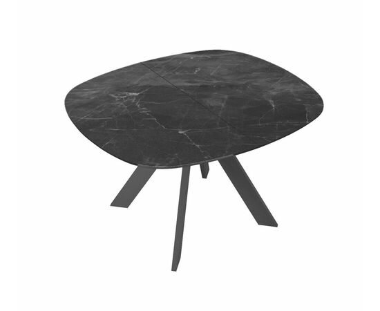 Стол DikLine BK100 Керамика Черный мрамор/подстолье черное/опоры черные, изображение 3 | Интернет магазин мебели и декора LifeDekor