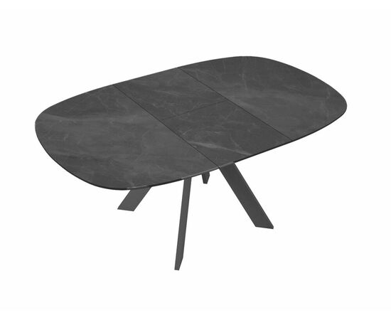 Стол DikLine BK100 Керамика Черный мрамор/подстолье черное/опоры черные, изображение 4 | Интернет магазин мебели и декора LifeDekor