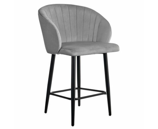 Стул полубарный Paola темно-серый | Интернет магазин мебели и декора LifeDekor