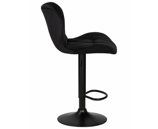 Стул барный DOBRIN BARNY BLACK, черный велюр (MJ9-101), Вариант: черный велюр (MJ9-101), изображение 3 | Интернет магазин мебели и декора LifeDekor
