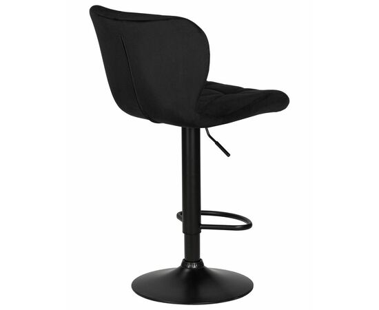 Стул барный DOBRIN BARNY BLACK, черный велюр (MJ9-101), Вариант: черный велюр (MJ9-101), изображение 4 | Интернет магазин мебели и декора LifeDekor