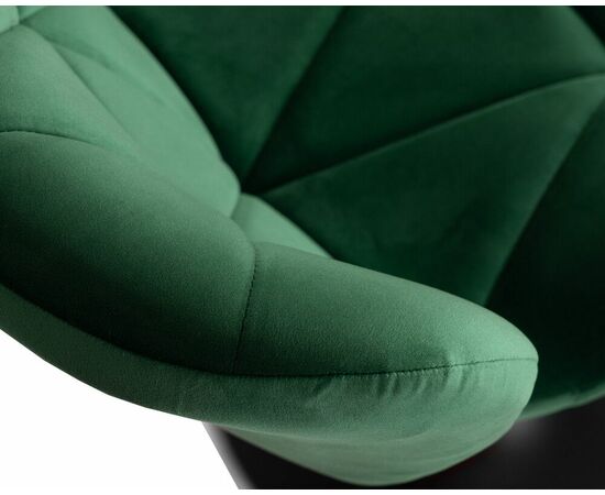 Стул барный DOBRIN BARNY BLACK, зеленый велюр (MJ9-88), Вариант: зеленый велюр (MJ9-88), изображение 8 | Интернет магазин мебели и декора LifeDekor