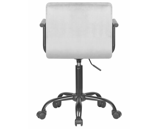 Офисное кресло для персонала DOBRIN TERRY BLACK, серый велюр (MJ9-75), Вариант: серый велюр (MJ9-75), изображение 5 | Интернет магазин мебели и декора LifeDekor