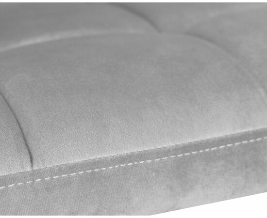 Офисное кресло для персонала DOBRIN TERRY BLACK, серый велюр (MJ9-75), Вариант: серый велюр (MJ9-75), изображение 7 | Интернет магазин мебели и декора LifeDekor