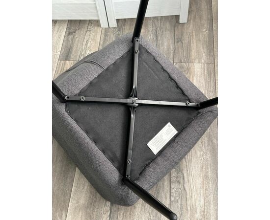 Стул NOVARA Barrel-09 Бежевый, ткань / черный каркас / Товарный знак DISAUR, изображение 5 | Интернет магазин мебели и декора LifeDekor