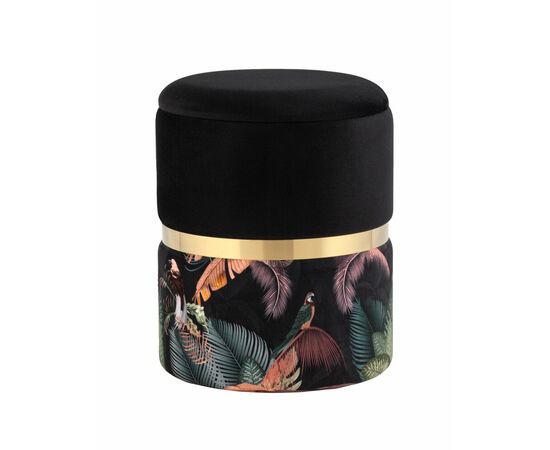 Пуф Кэрри с ящиком велюр Tropic | Интернет магазин мебели и декора LifeDekor