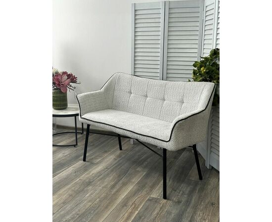 Скамья BERGAMO UF998-14 светло-серый, букле / UF998-16 темно-серый / Товарный знак DISAUR, изображение 5 | Интернет магазин мебели и декора LifeDekor