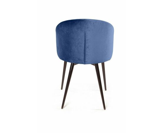 Стул Mont Blanc, бархат синий 29 / черный конус, изображение 9 | Интернет магазин мебели и декора LifeDekor