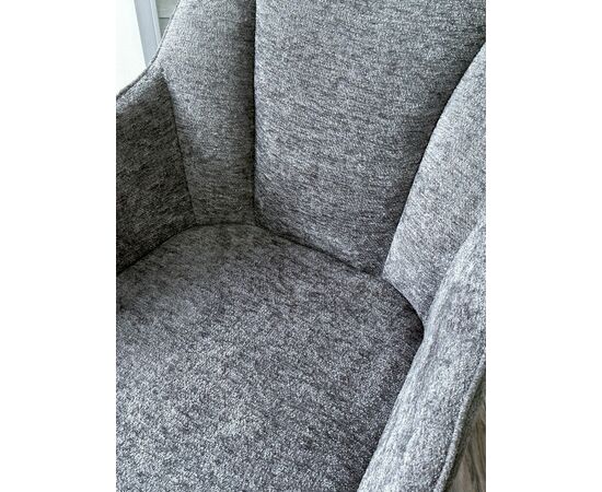 Стул REFLET 3018-17 серый, шенилл / черный каркас, ®DISAUR, изображение 4 | Интернет магазин мебели и декора LifeDekor