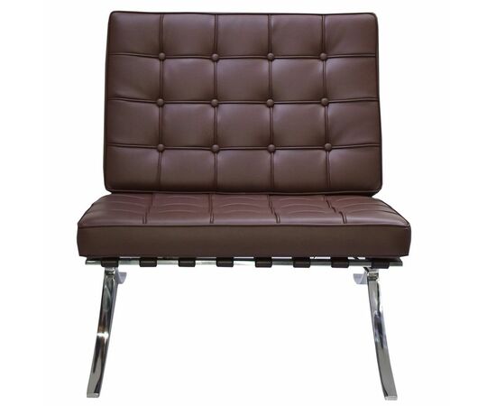 Кресло BARCELONA CHAIR коричневый, изображение 2 | Интернет магазин мебели и декора LifeDekor