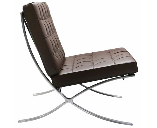 Кресло BARCELONA CHAIR коричневый, изображение 3 | Интернет магазин мебели и декора LifeDekor