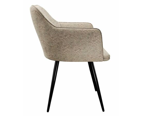 Стул DikLine 277 поворотный NS04 CREAM, ножки черные, изображение 4 | Интернет магазин мебели и декора LifeDekor