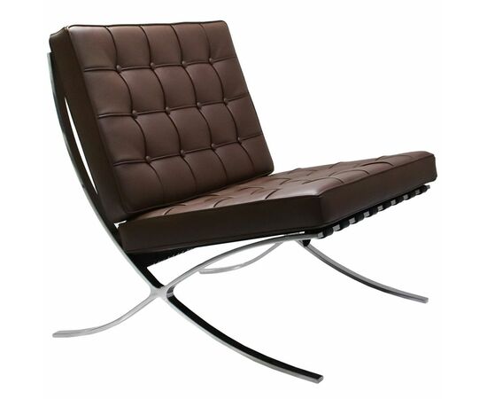 Кресло BARCELONA CHAIR коричневый | Интернет магазин мебели и декора LifeDekor