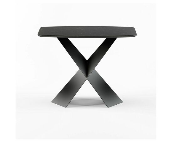 Консоль Tyler 100 керамика матовая, черная, изображение 2 | Интернет магазин мебели и декора LifeDekor