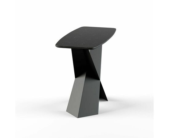 Консоль Tyler 100 керамика матовая, черная, изображение 3 | Интернет магазин мебели и декора LifeDekor