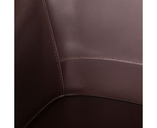 Стул полубарный GIO, кожа коричневый, изображение 12 | Интернет магазин мебели и декора LifeDekor