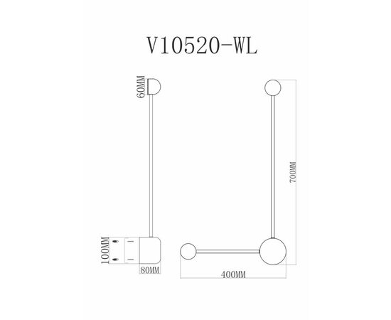 Светильник настенный светодиодный Moderli V10520-WL Provo, изображение 3 | Интернет магазин мебели и декора LifeDekor