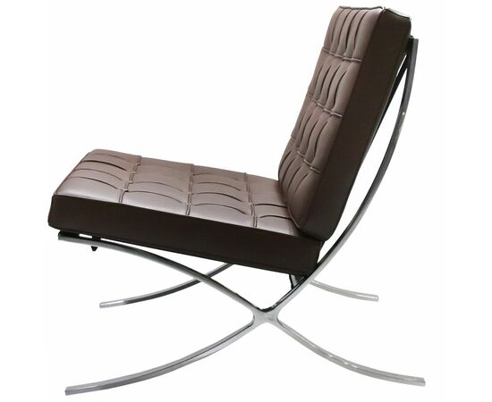 Кресло BARCELONA CHAIR коричневый, изображение 4 | Интернет магазин мебели и декора LifeDekor