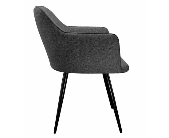 Стул DikLine 277 поворотный NS13 GRAPHITE, ножки черные, изображение 4 | Интернет магазин мебели и декора LifeDekor