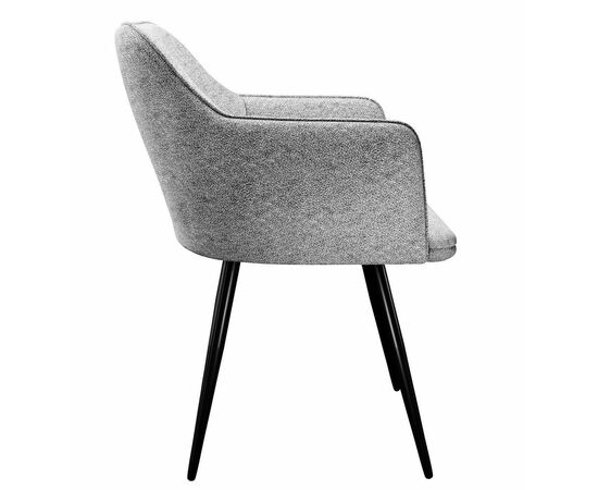 Стул DikLine 277 поворотный NS10 GREY, ножки черные, изображение 4 | Интернет магазин мебели и декора LifeDekor