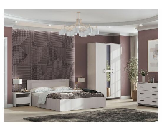 Кровать Taika 160х200 ясень анкор светлый, изображение 4 | Интернет магазин мебели и декора LifeDekor