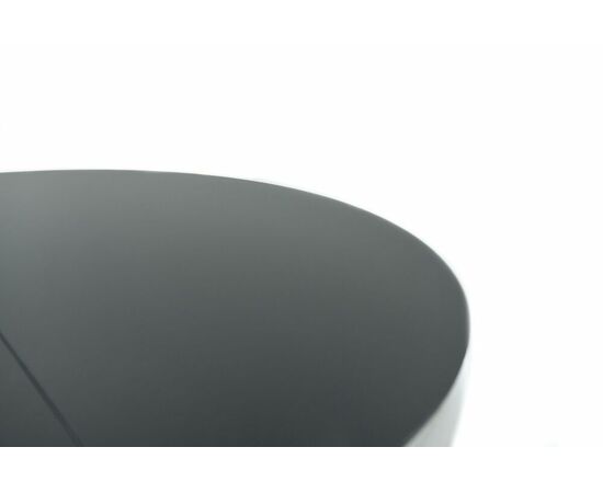 Стол Оскар D950 Glass, Белый, Стекло Чёрное, изображение 8 | Интернет магазин мебели и декора LifeDekor