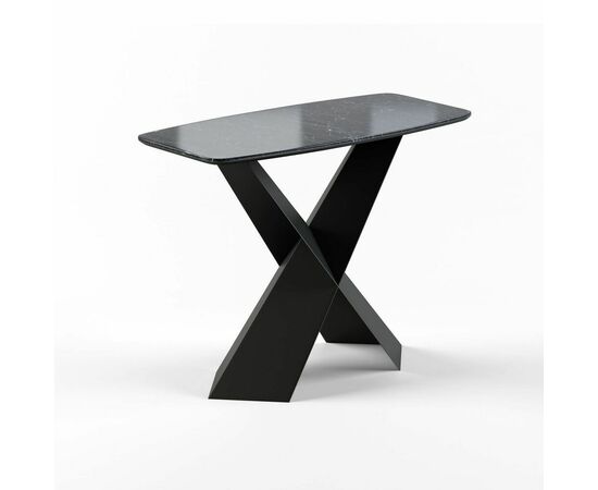 Консоль Tyler 100 керамика глянцевая, черная | Интернет магазин мебели и декора LifeDekor