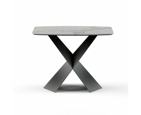 Консоль Tyler 100 керамика матовая, белая, изображение 3 | Интернет магазин мебели и декора LifeDekor