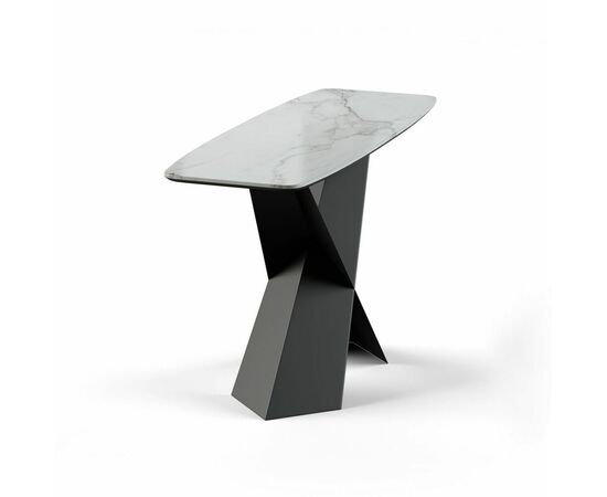 Консоль Tyler 130 керамика глянцевая, белая, изображение 2 | Интернет магазин мебели и декора LifeDekor