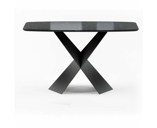 Консоль Tyler 130 керамика глянцевая, черная, изображение 2 | Интернет магазин мебели и декора LifeDekor