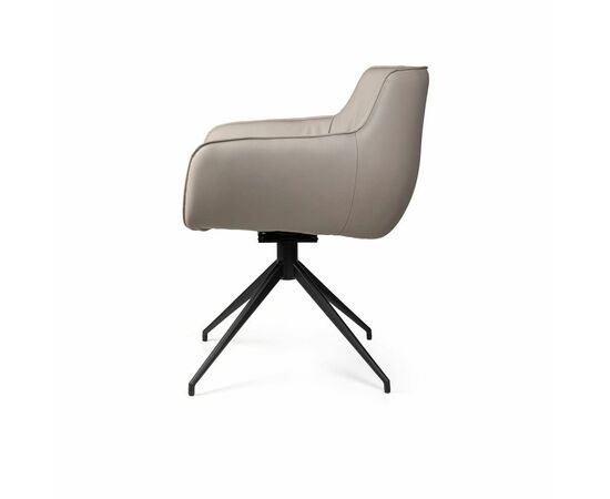 Полукресло Sofia, экокожа soft-touch, серый, изображение 4 | Интернет магазин мебели и декора LifeDekor