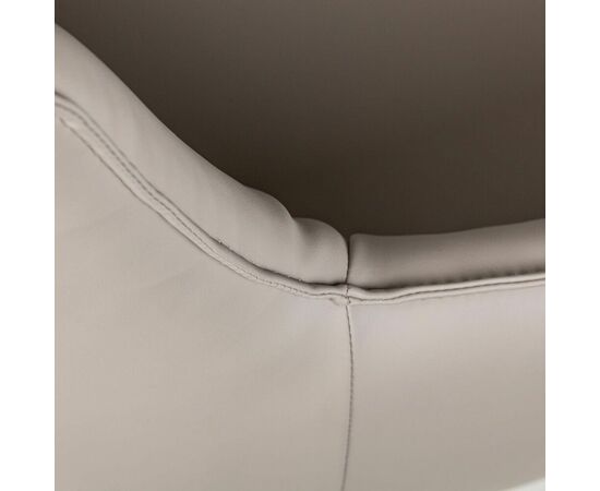 Полукресло Sofia, экокожа soft-touch, серый, изображение 10 | Интернет магазин мебели и декора LifeDekor