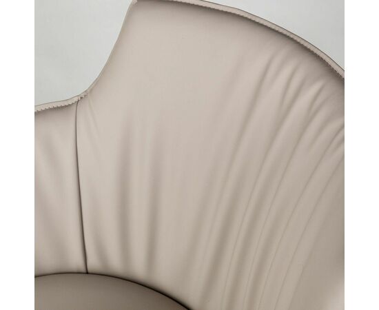 Полукресло Sofia, экокожа soft-touch, серый, изображение 13 | Интернет магазин мебели и декора LifeDekor