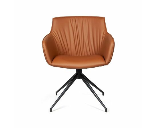 Полукресло Sofia, экокожа soft-touch, терракот, изображение 2 | Интернет магазин мебели и декора LifeDekor