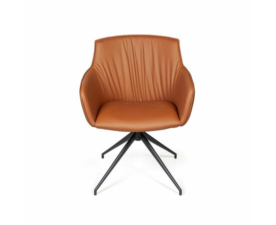 Полукресло Sofia, экокожа soft-touch, терракот, изображение 4 | Интернет магазин мебели и декора LifeDekor