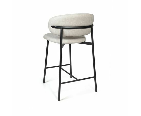 Стул полубарный Adele, ткань, светло-серый, изображение 5 | Интернет магазин мебели и декора LifeDekor