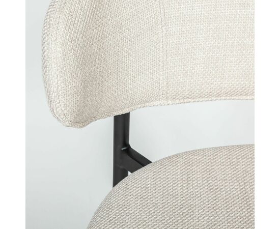 Стул полубарный Adele, ткань, светло-серый, изображение 8 | Интернет магазин мебели и декора LifeDekor