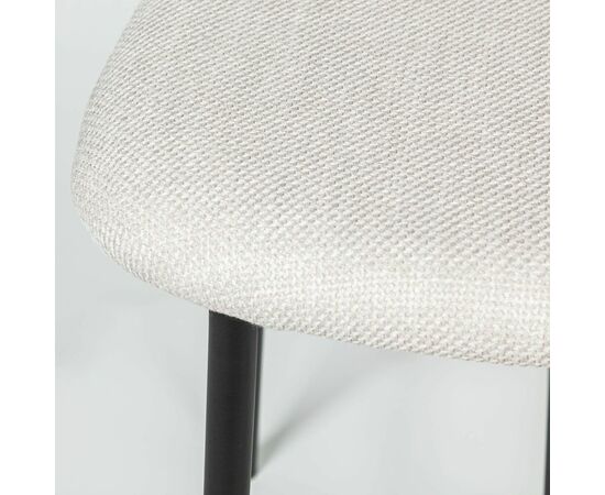 Стул полубарный Adele, ткань, светло-серый, изображение 10 | Интернет магазин мебели и декора LifeDekor