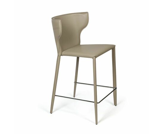 Стул полубарный Austin, кожа нуга | Интернет магазин мебели и декора LifeDekor