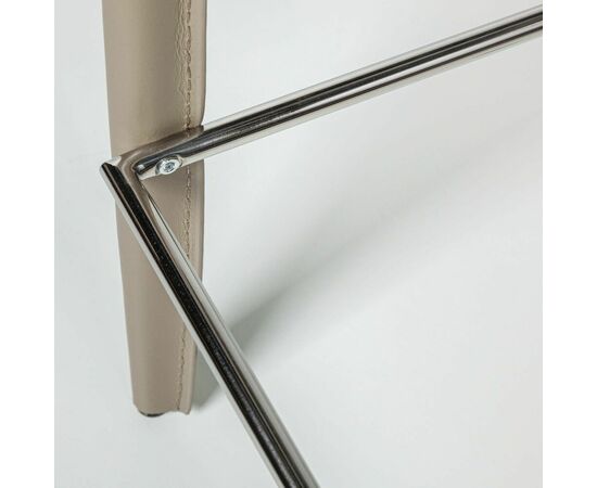 Стул полубарный Austin, кожа нуга, изображение 10 | Интернет магазин мебели и декора LifeDekor