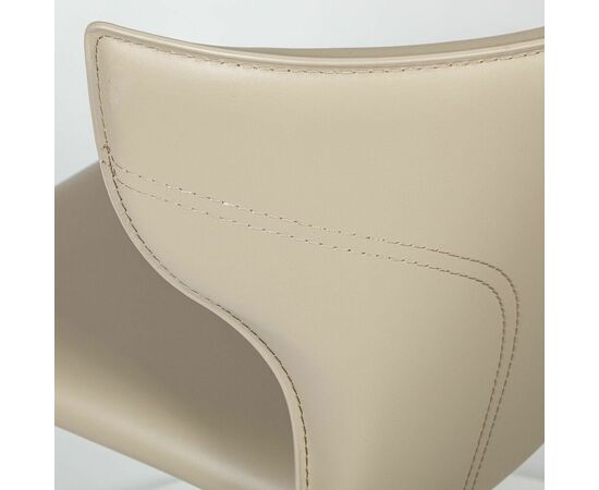 Стул полубарный Austin, кожа нуга, изображение 11 | Интернет магазин мебели и декора LifeDekor