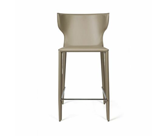 Стул полубарный Austin, кожа нуга, изображение 2 | Интернет магазин мебели и декора LifeDekor