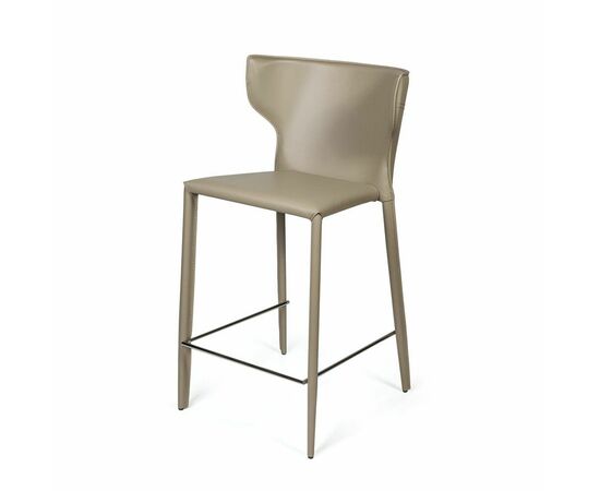 Стул полубарный Austin, кожа нуга, изображение 3 | Интернет магазин мебели и декора LifeDekor