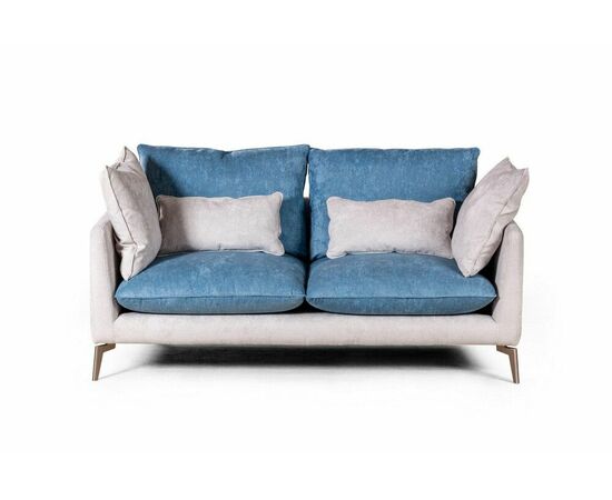 Brussels диван двухместный прямой, замша Breeze, изображение 3 | Интернет магазин мебели и декора LifeDekor