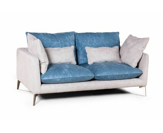 Brussels диван двухместный прямой, замша Breeze, изображение 2 | Интернет магазин мебели и декора LifeDekor