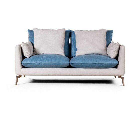 Brussels диван двухместный прямой, замша Breeze, изображение 6 | Интернет магазин мебели и декора LifeDekor