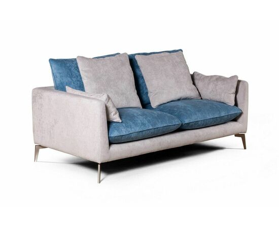 Brussels диван двухместный прямой, замша Breeze, изображение 7 | Интернет магазин мебели и декора LifeDekor